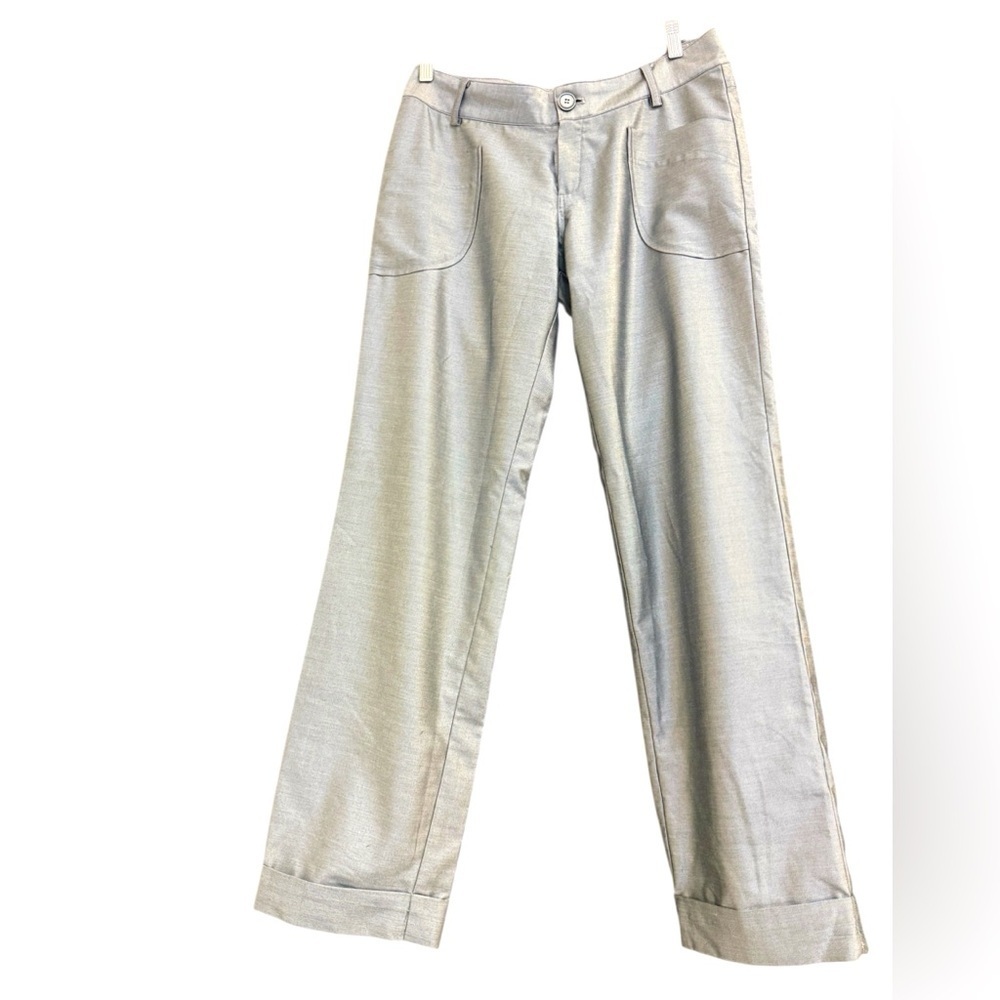 Tangerine Jill NWOT chrome size 6 light shine silver trouser’s